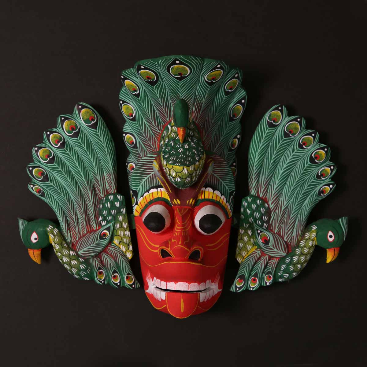 Green Mayura Mask