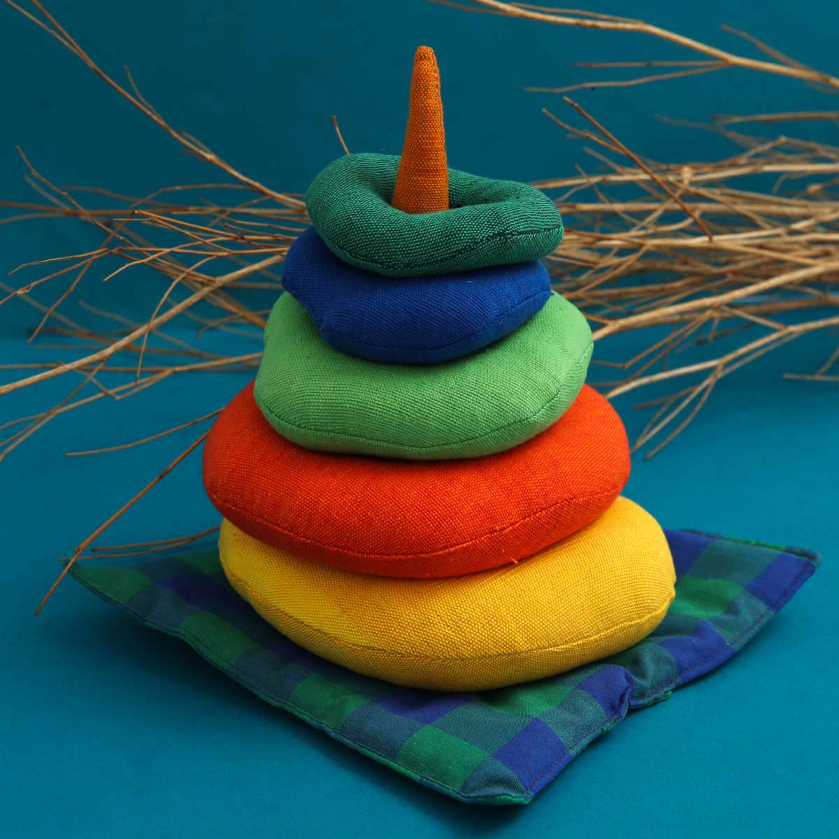 Handloom Stacking Rings Toy