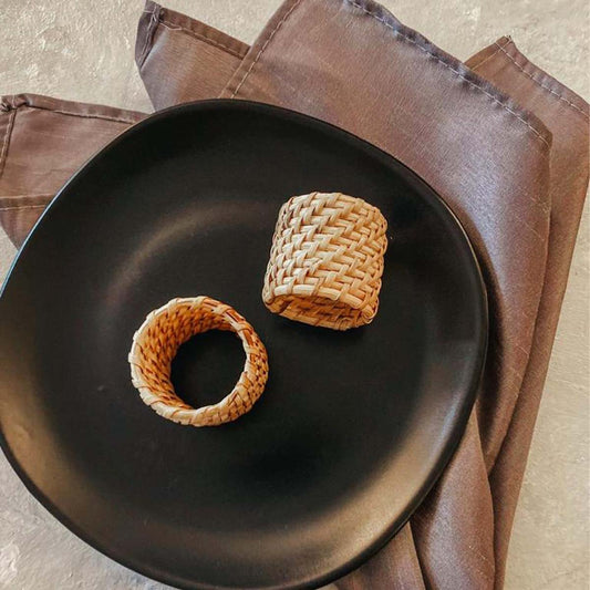 Cane Napkin Ring Set