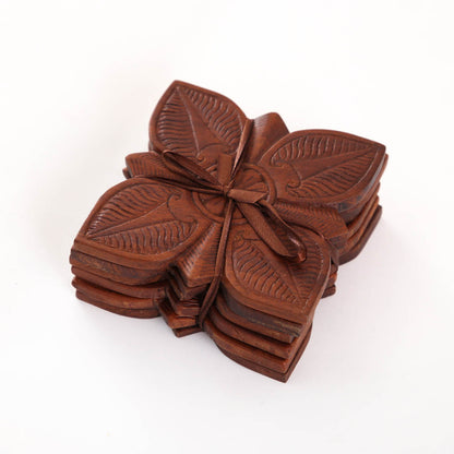 Traditional Floral Coaster Set