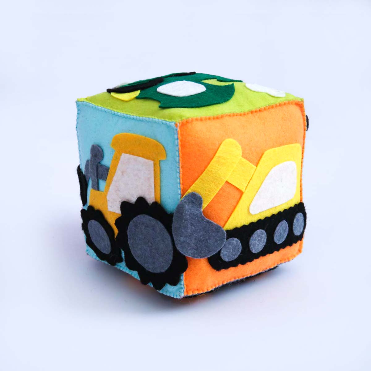Trucks & Trains Baby Cube