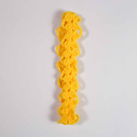 Yelow Araliya Criss-cross Headband