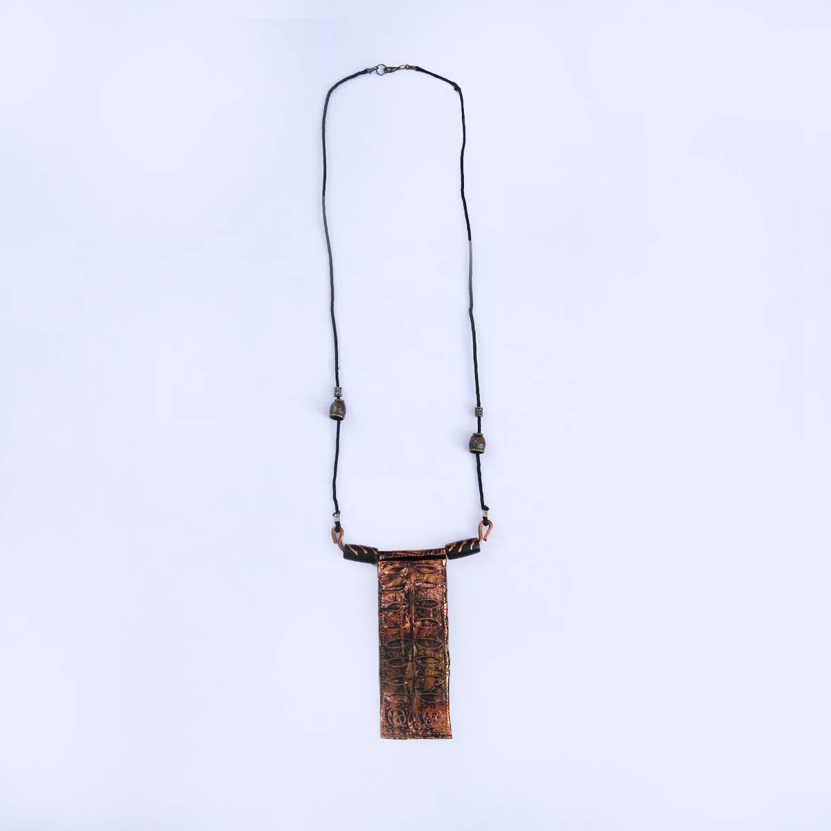 Brass Rectangular Necklace