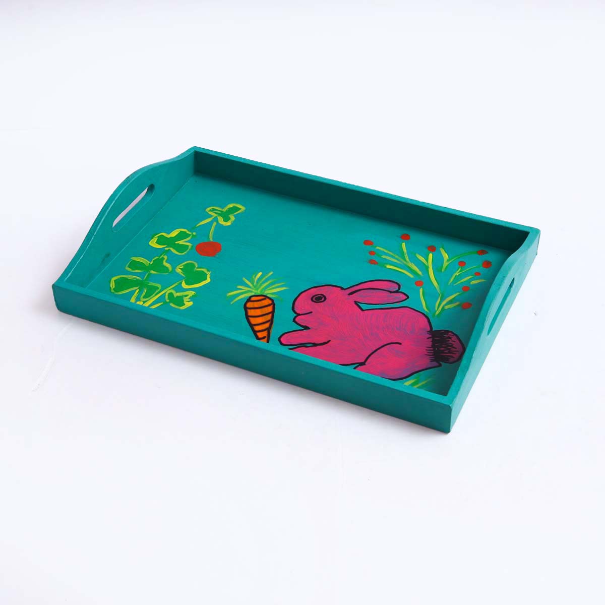 Rabbity Wooden Tray