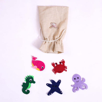 Under The Sea Finger Puppet Set