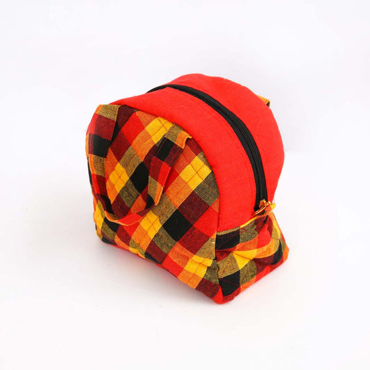 Red Loaf Handloom Lunch Bag