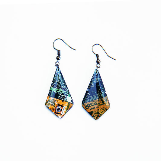 Electric Triangle Earrings