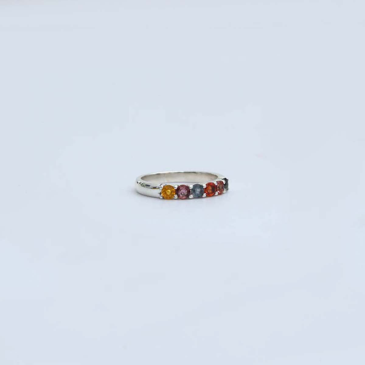 Multicolored Sapphire Ring
