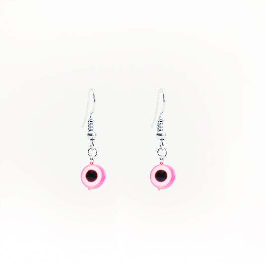 Pink Eye Earrings