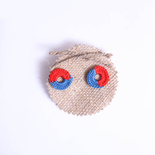 Two Tone Electric Earrings