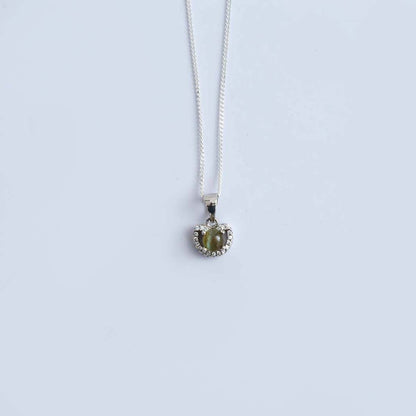 Silver Cat's Eye Set