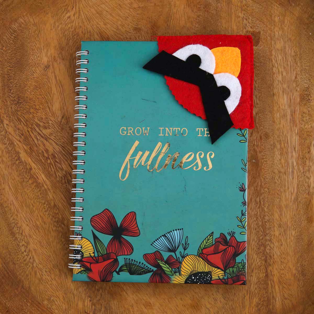 Anfry Bird Felt Bookmark