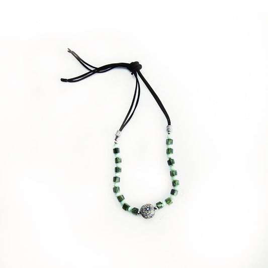 Emerald Beaded necklance