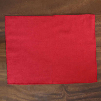 Cherry Red Placemat Set
