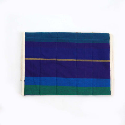 Blue Handloom Laptop Sleeve