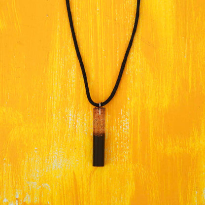 Speckled Resin Necklace