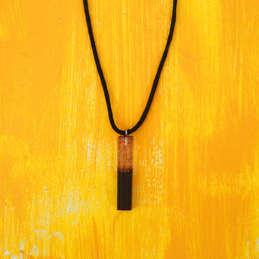 Speckled Resin Necklace