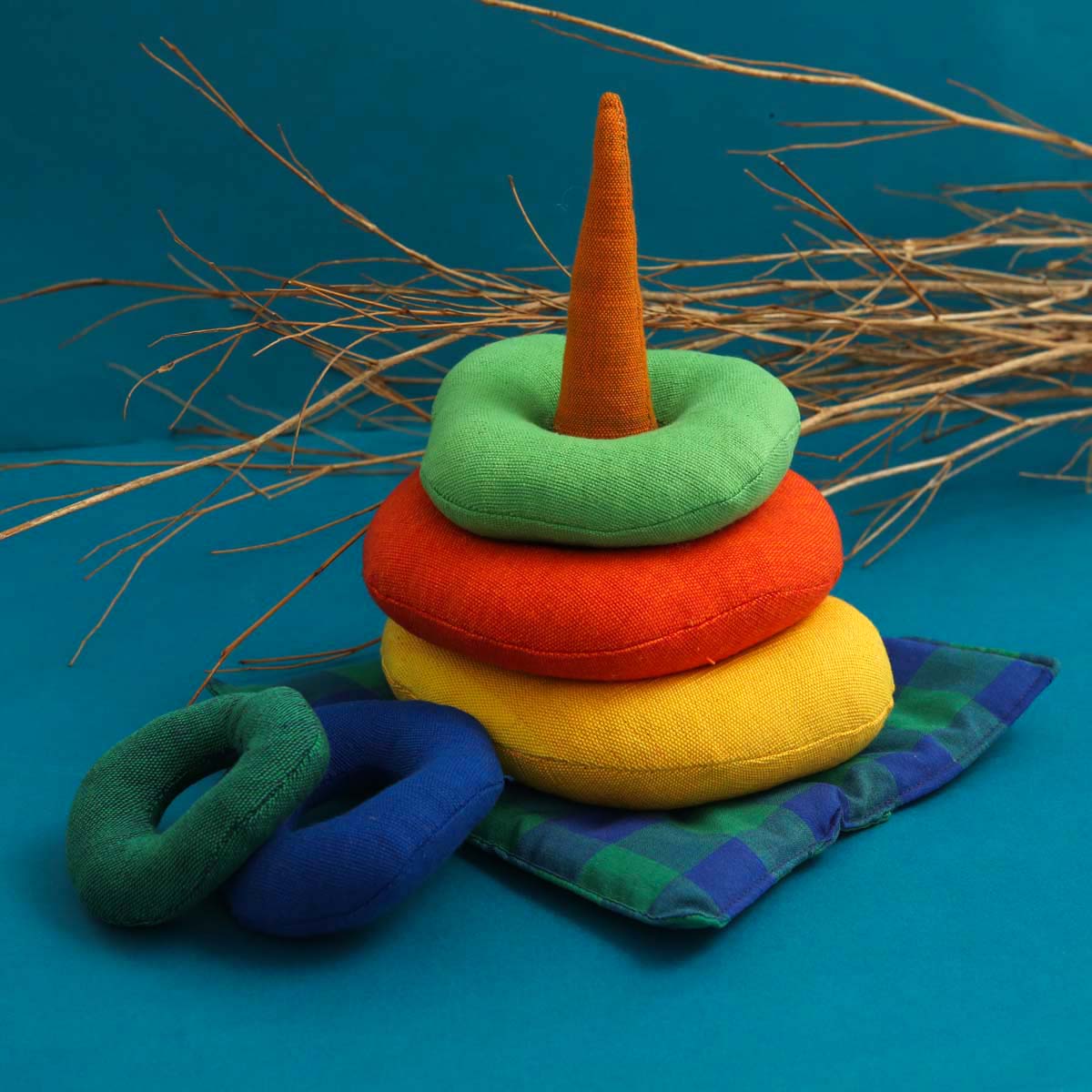 Handloom Stacking Rings Toy