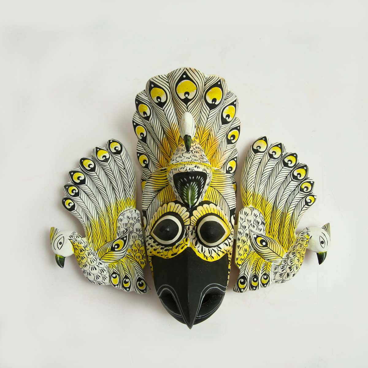 Yellow Gurulu Mayura Mask