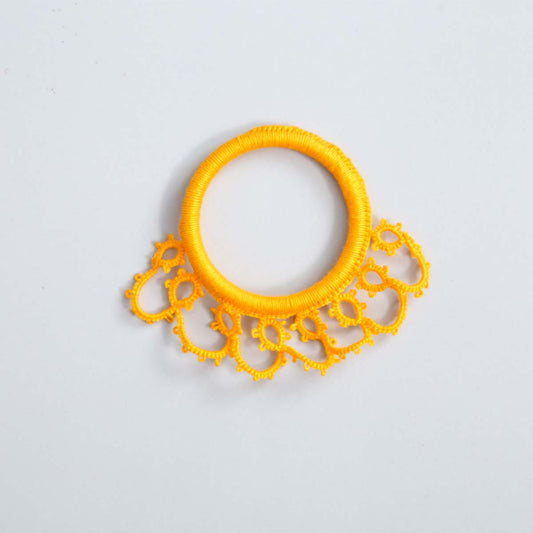 Sunny Tatted Napkin Ring Set
