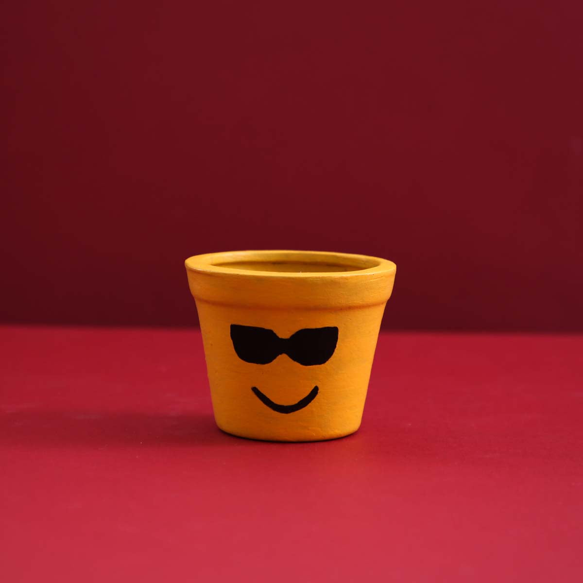 Cool Guy Flower Pot