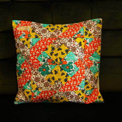 Magic Square Patchwork Cushion Cover