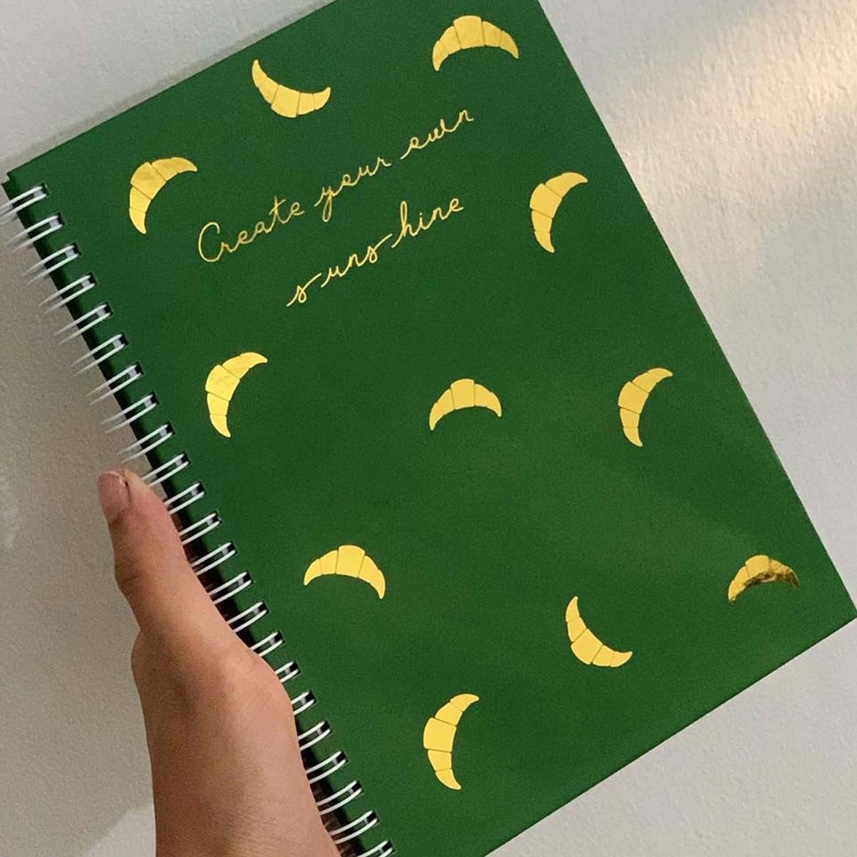 Bonjour Forest Green A5 Notebook