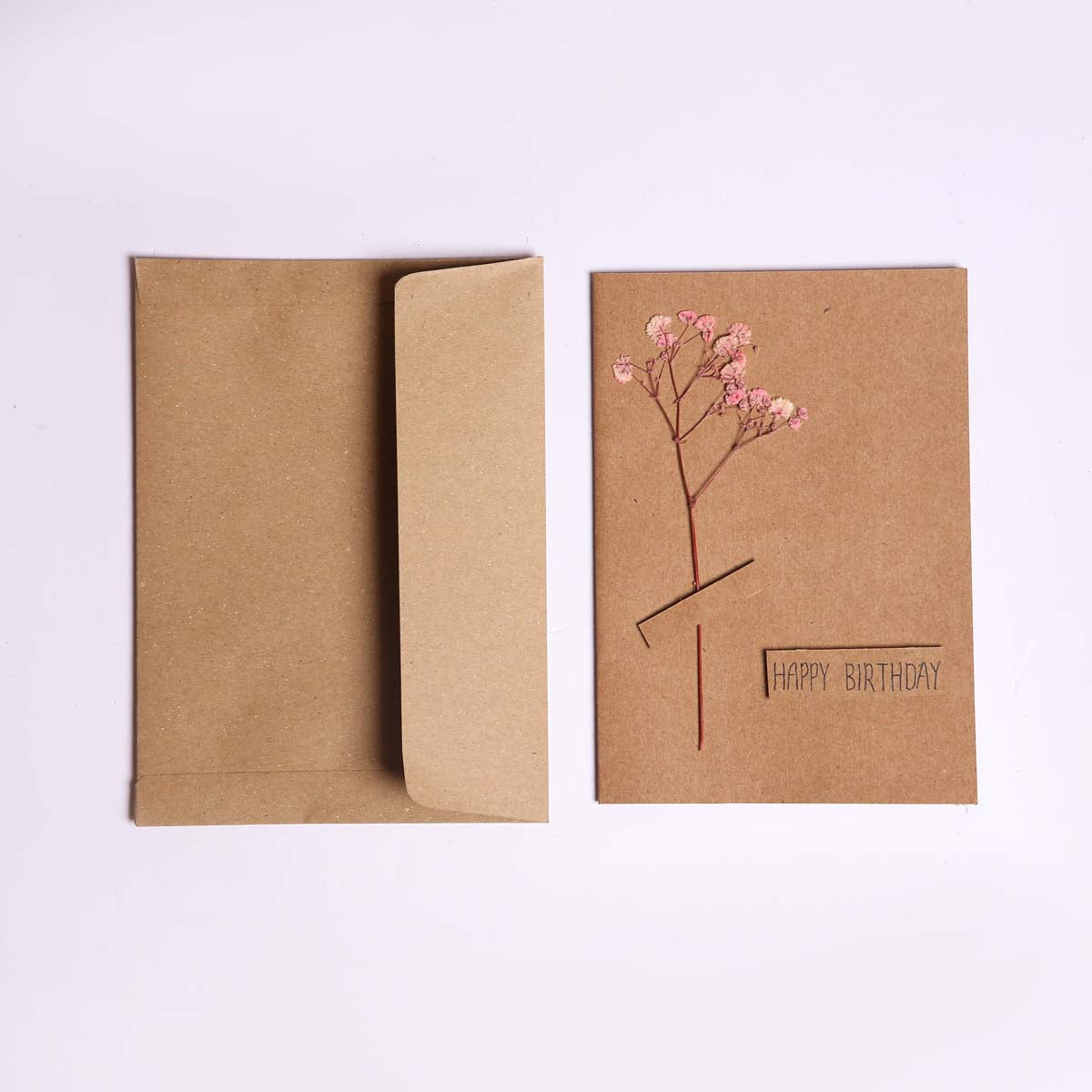 Natural Sprig Birthday Card