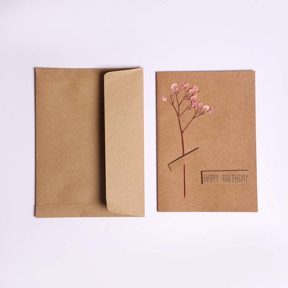 Natural Sprig Birthday Card