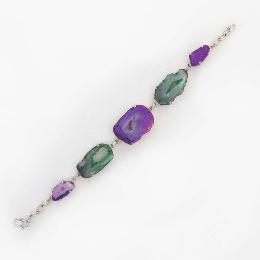 Forest Agate Braclet