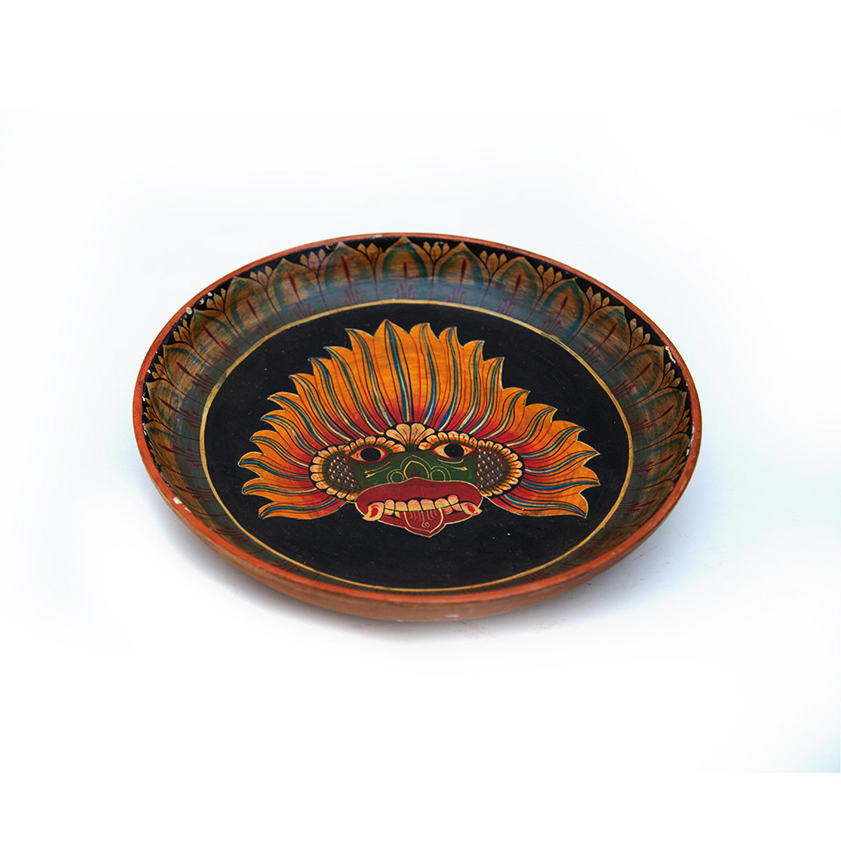 Yaka Mask Wooden Plate