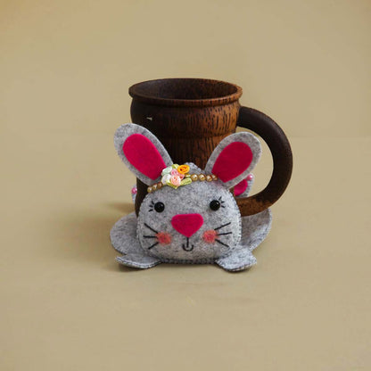 Rabbit Felt Coaster