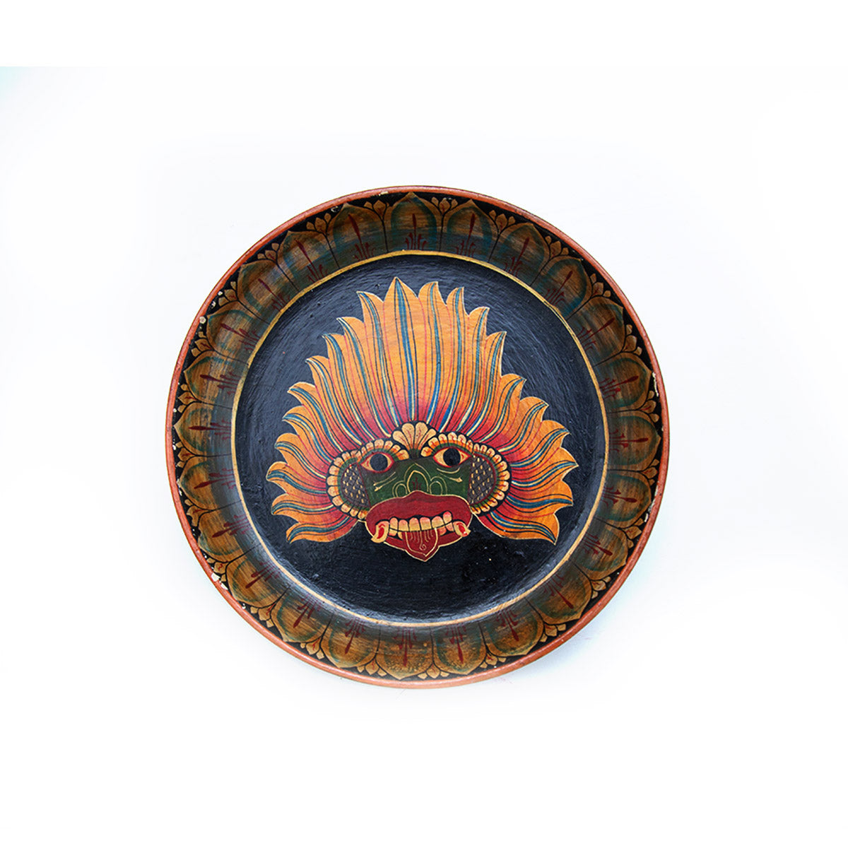 Yaka Mask Wooden Plate