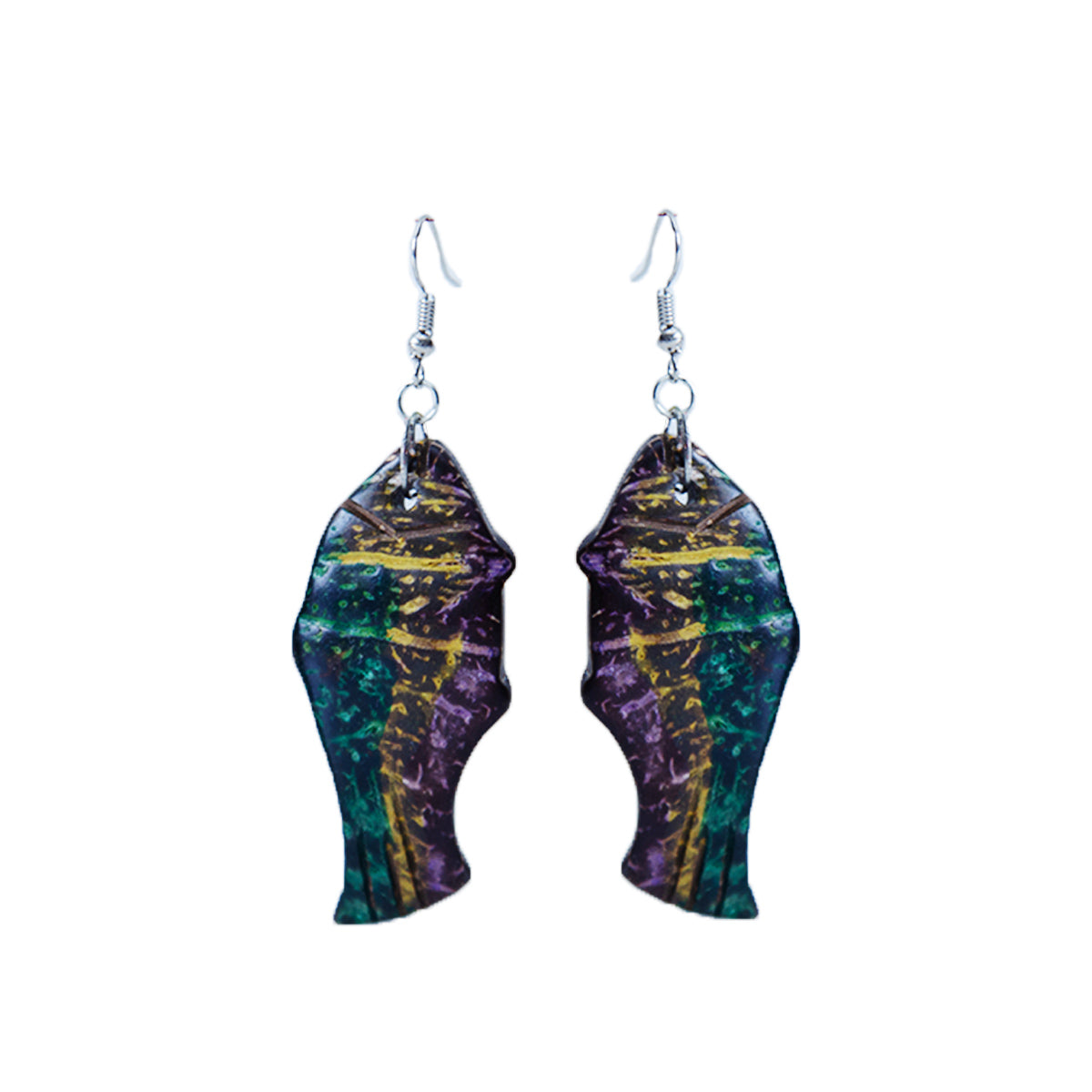 Reggae Coconut Shell Earrings