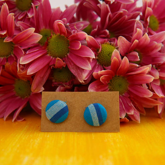 Sea Shades Handloom Stud Earrings