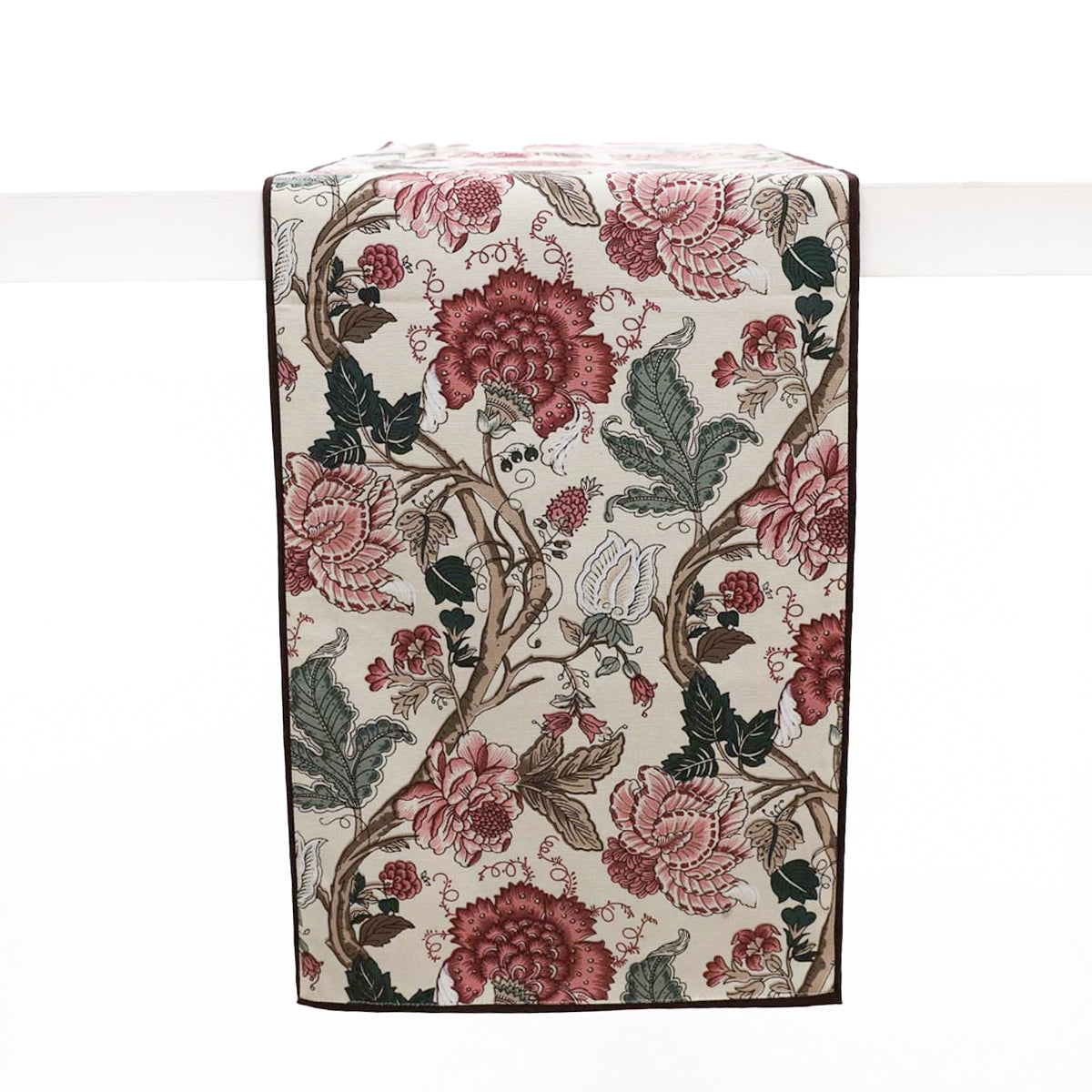 Floral Block Printed Table Runner