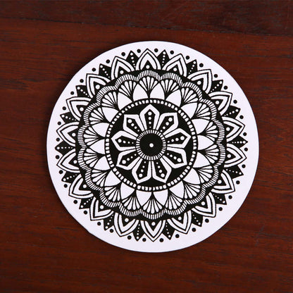 White Luna Coaster Set