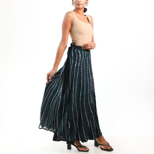 Azure Wave Batik Skirt