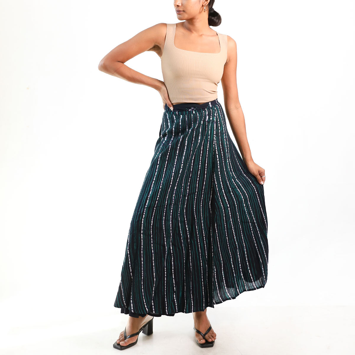 Azure Wave Batik Skirt