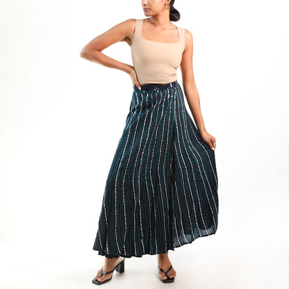 Azure Wave Batik Skirt