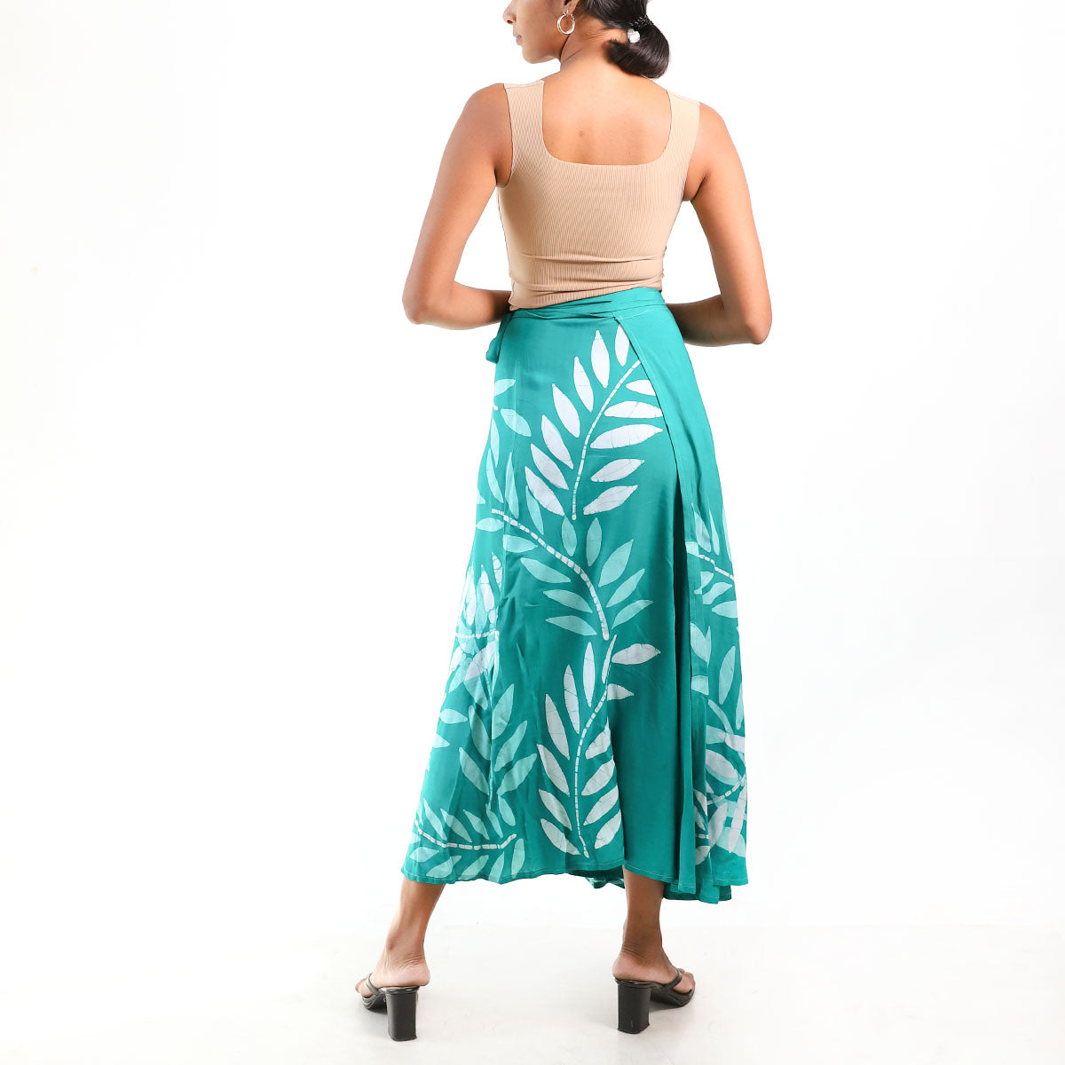 Verdant Whisper Batik Skirt