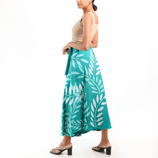 Verdant Whisper Batik Skirt