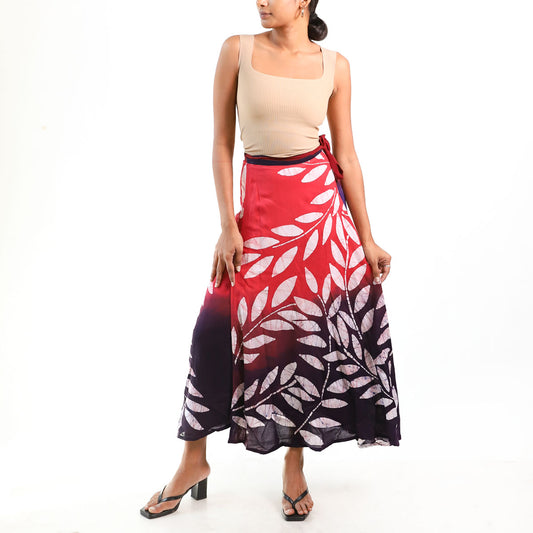 Autumn Glow Batik Skirt