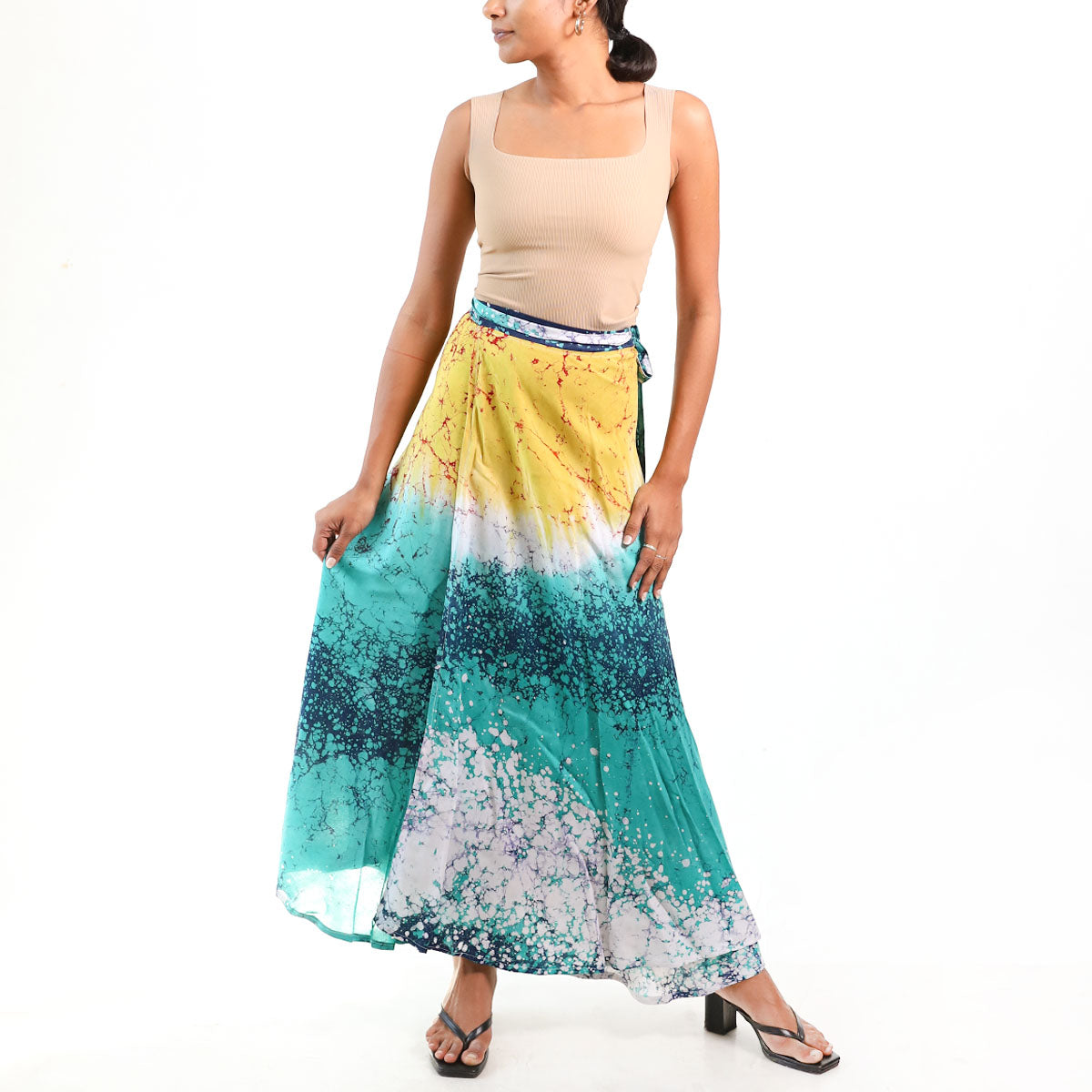 Sunset Splash Batik Skirt