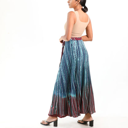 Earthy Horizon Batik Skirt