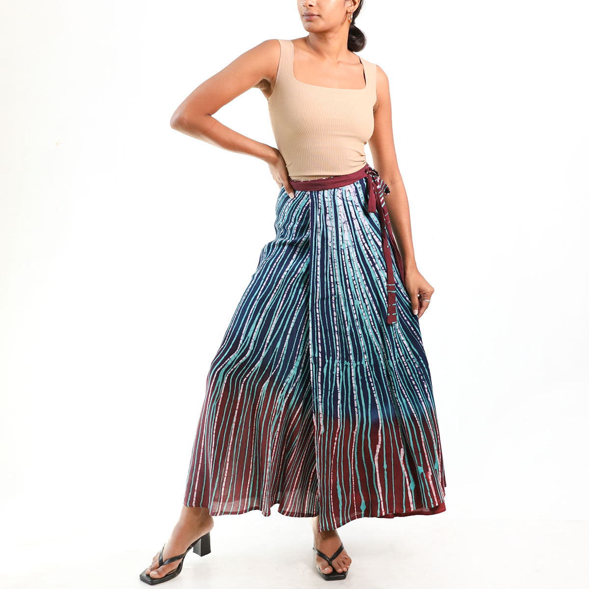 Earthy Horizon Batik Skirt
