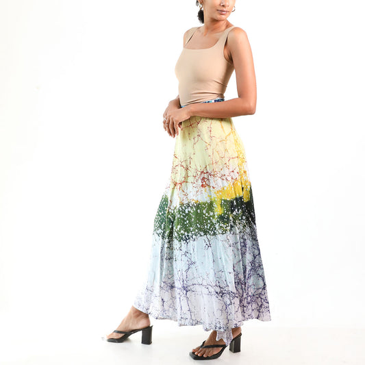 Meadow Glow Batik Skirt