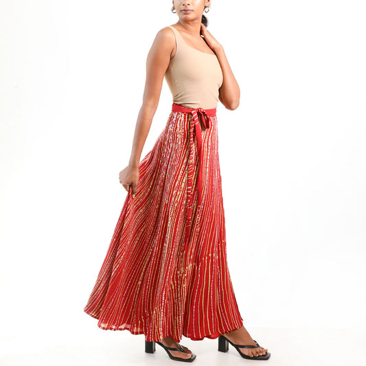 Amber Wave Batik Skirt