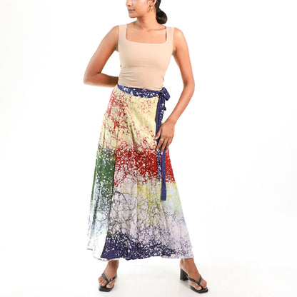 Ember Splash Batik Skirt