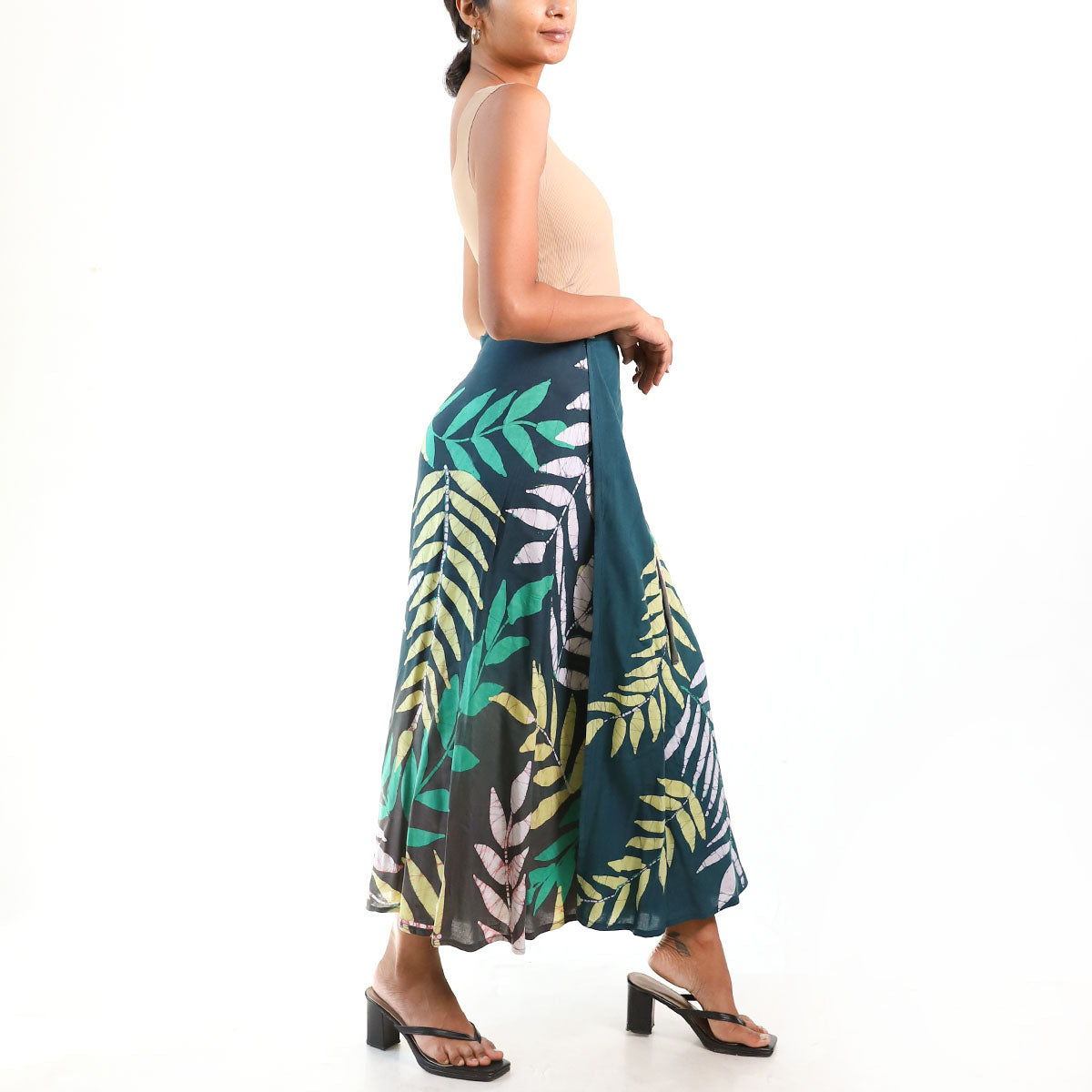 Emerald Canopy Batik Skirt